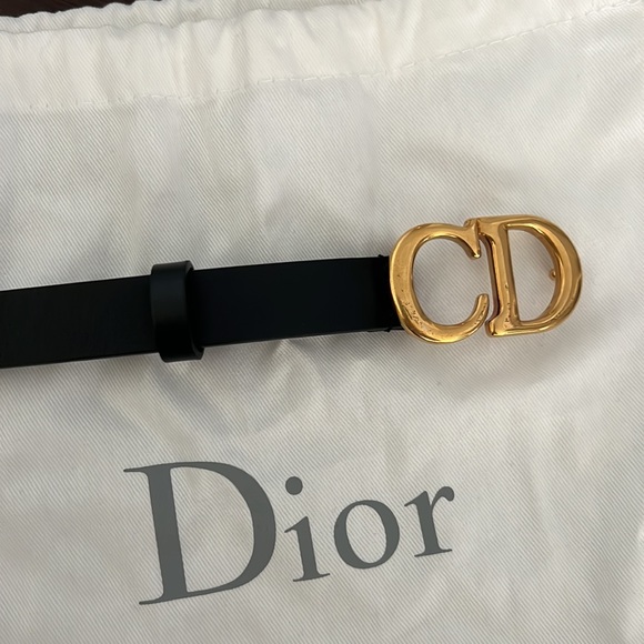 Dior Saddle Calfskin Belt - Picture 3 of 9